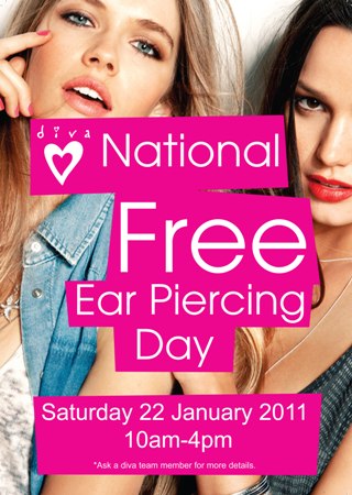 Botany Town Centre Diva Free Ear Piercing Day 